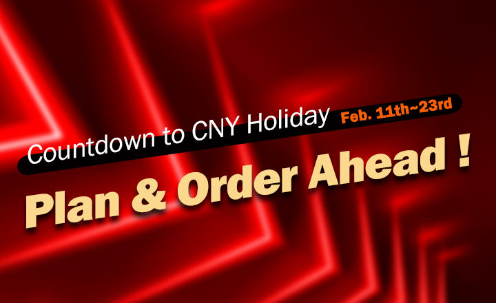 Plan Ahead for Chinese New Year: Order Storage Parts Early