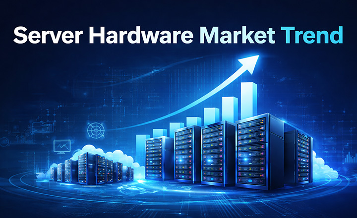 Server Hardware Market Trend: DDR5 Ramps Up, High-Capacity SSDs Take the Lead